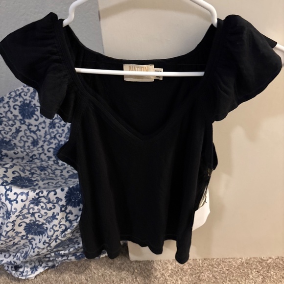 Nation, LTD black sleeveless blouse new with tags medium - Picture 2 of 6